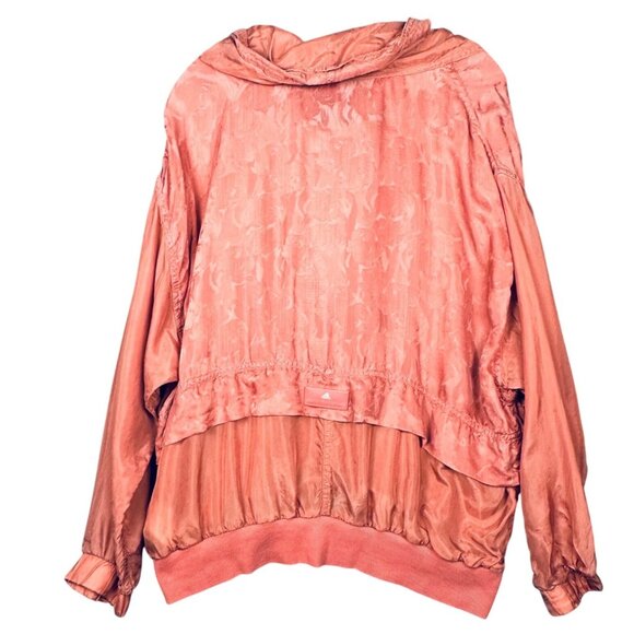 ADIDAS Stella McCartney Running Pull Over Jacket Large Ash Pink Tennis Gorpcore - Picture 4 of 14